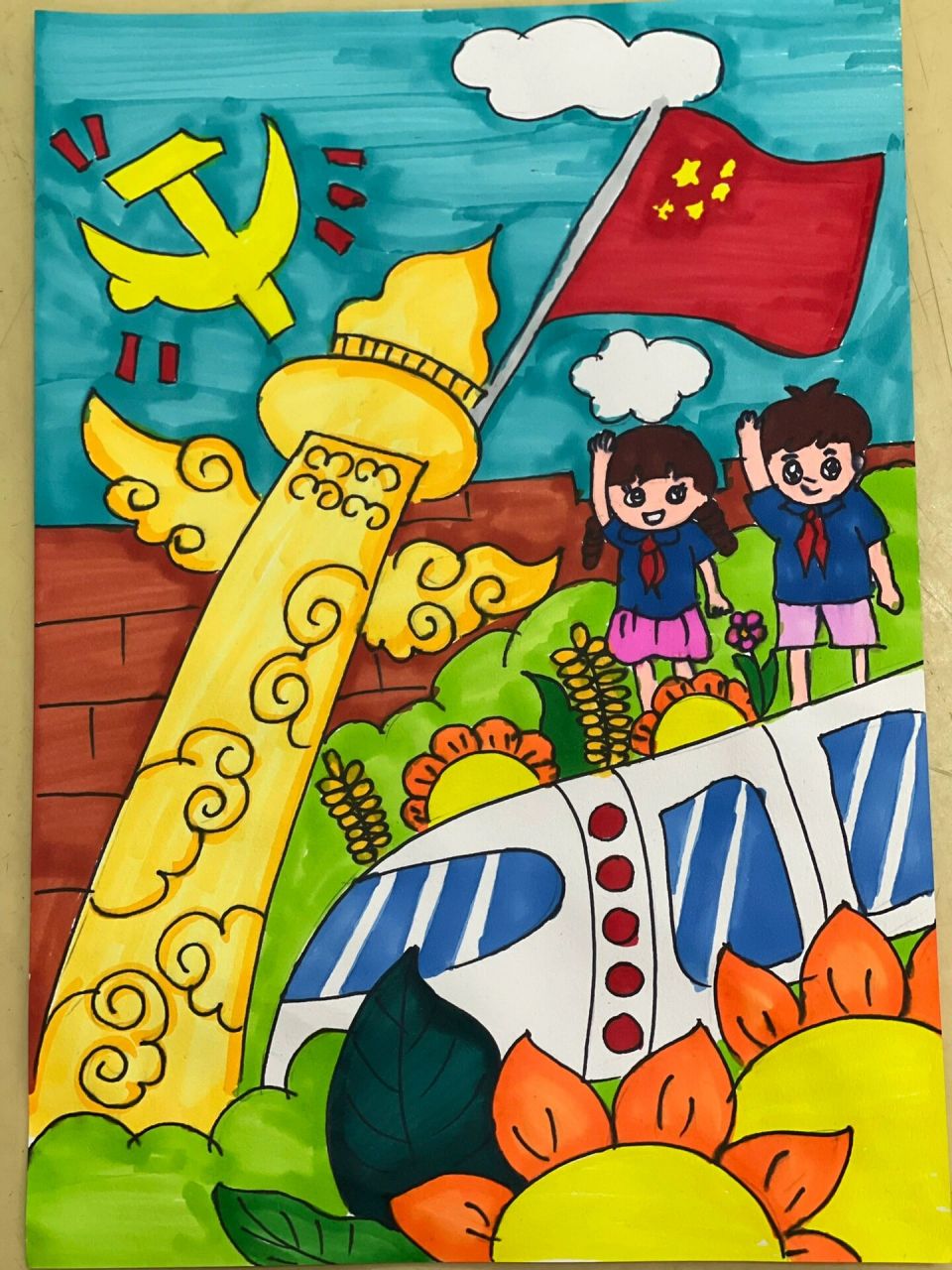 庆六一,童真的色彩 绘画中国,童梦未来