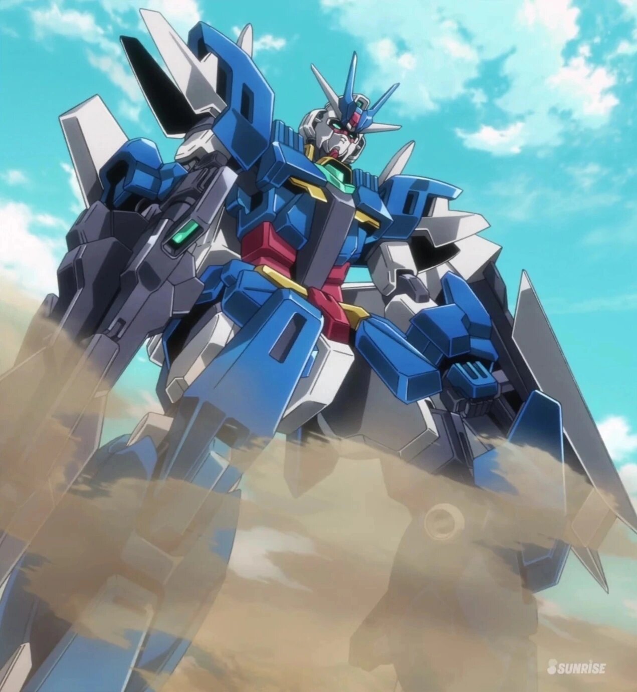 地球三式高达(earthree gundam)是pff-x7核心高达通过行星系统与地球