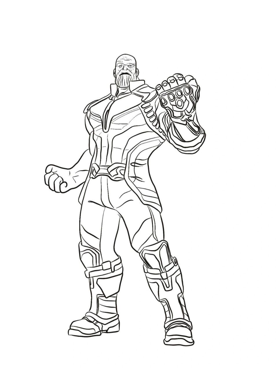 手绘|漫威超级英雄系列—灭霸 来源于《漫威超级英雄》 "不到紧要关头