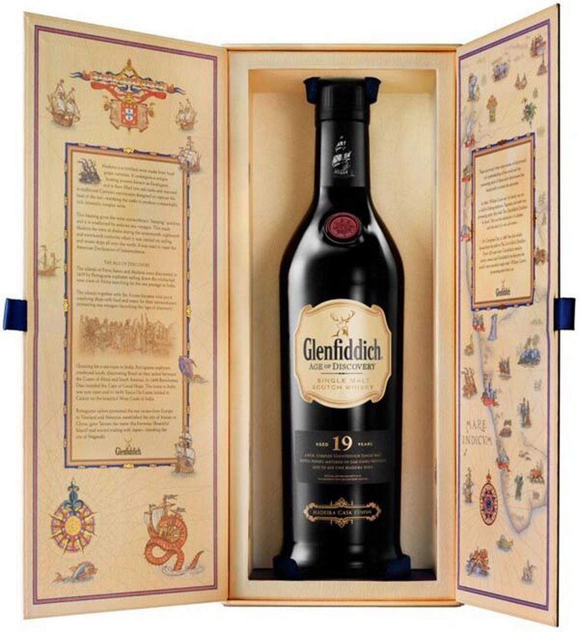格兰菲迪19年马德拉桶单一麦芽苏格兰威士忌 glenfiddich 19yo age of
