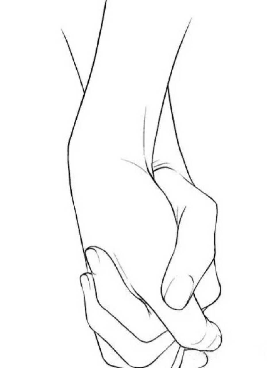 【版绘素材】手牵手 一起走 牵手一起走 7815想念爱