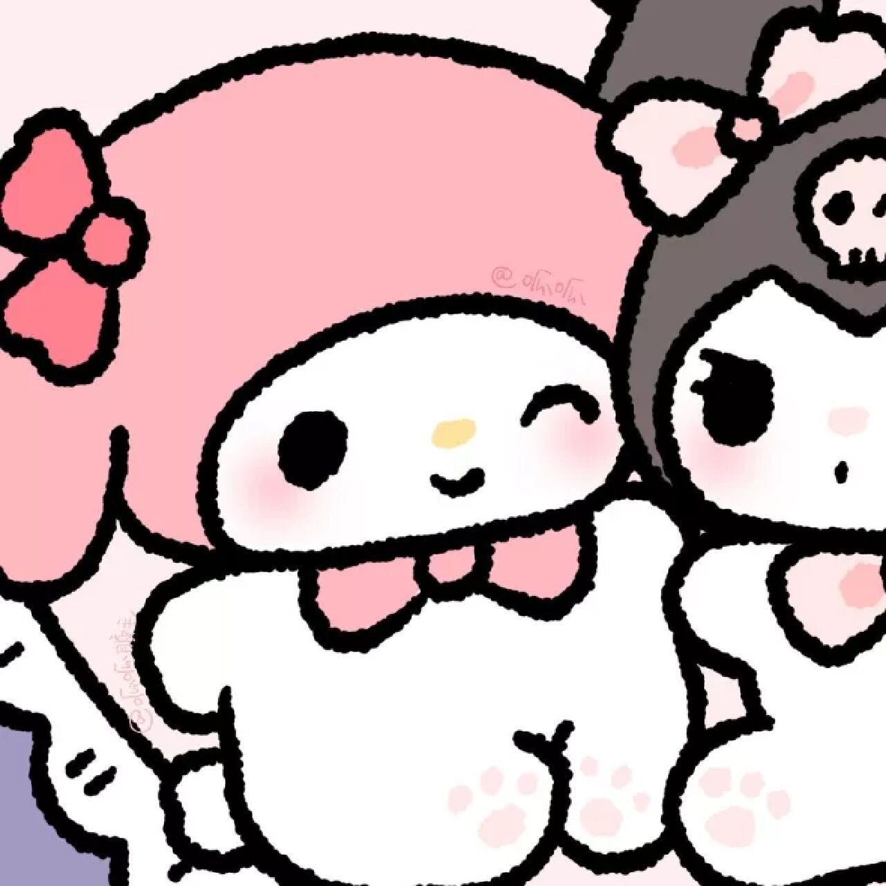 库洛米美乐蒂闺蜜头像