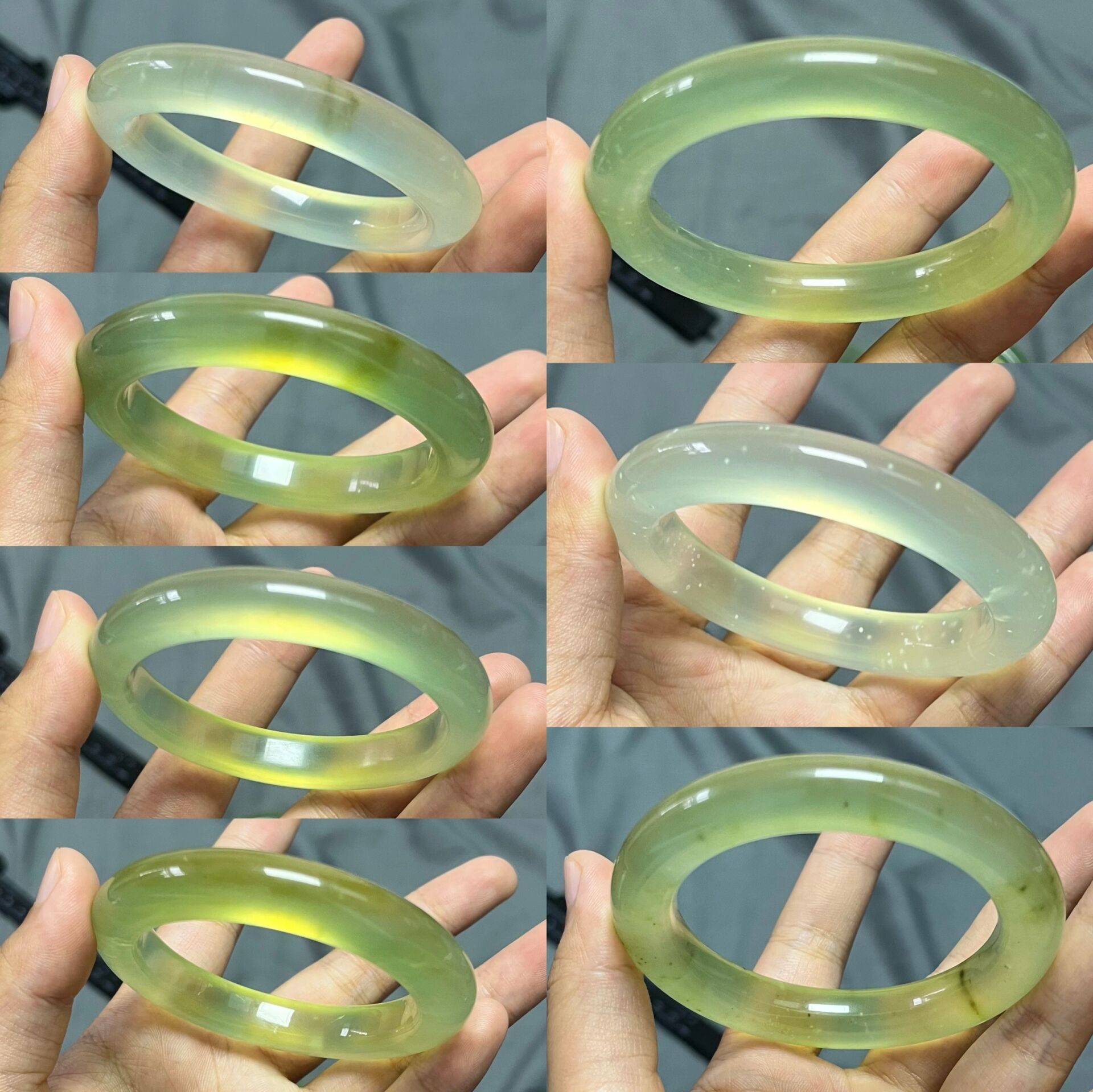 出岫玉绿冰手镯 108起包邮 都是52~53口径 498  198 已出  498 498