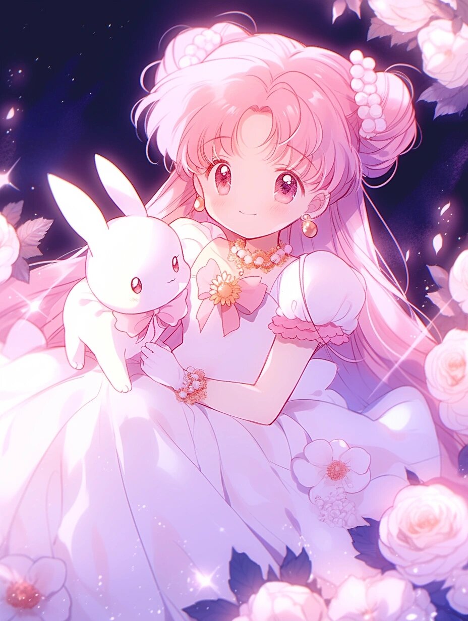 少女丨一组粉色治愈系兔兔头像来袭 生活中总有些小幸福,比如和兔子