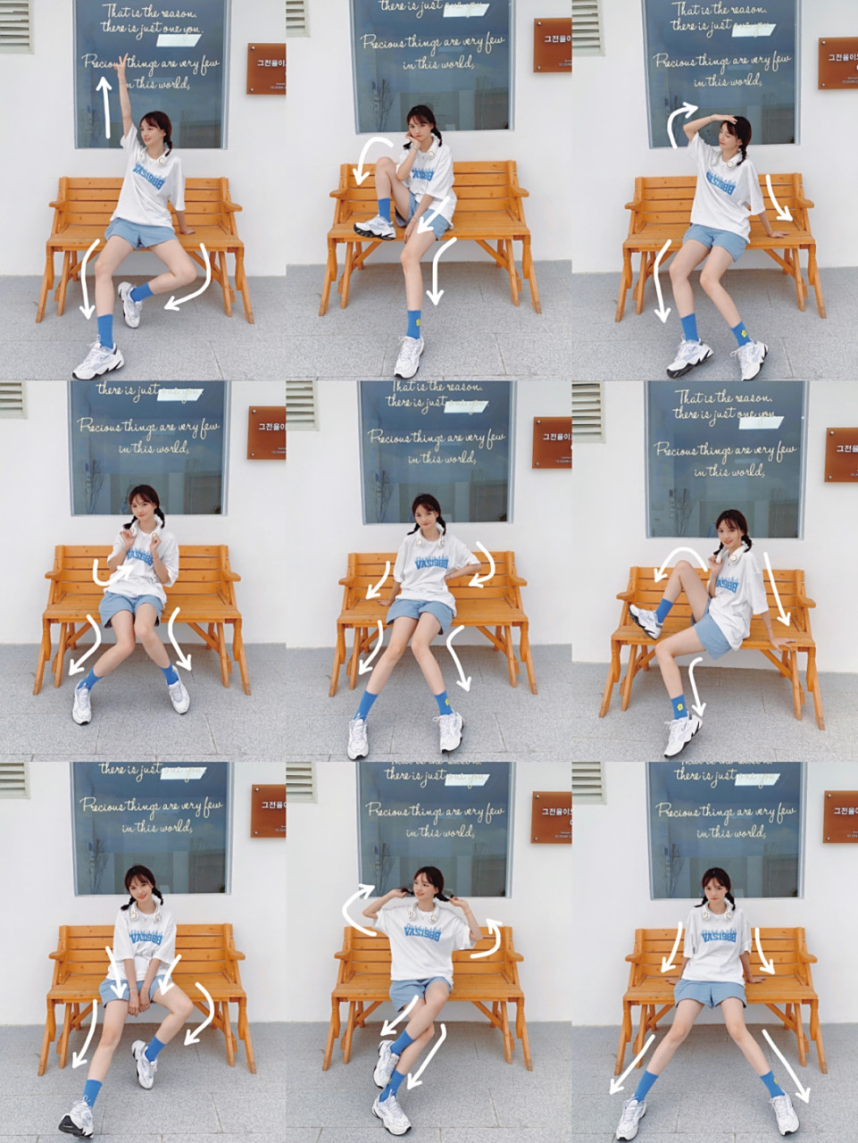 坐姿拍照小tips: 16615坐在椅子的三分之一位置,不要坐满会显