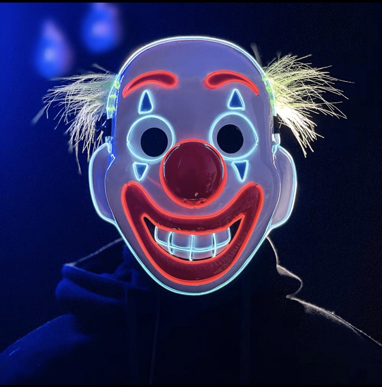 面具 小丑看似丑陋,但却能让人获得不一样的心情,如果为善,那将让人喜