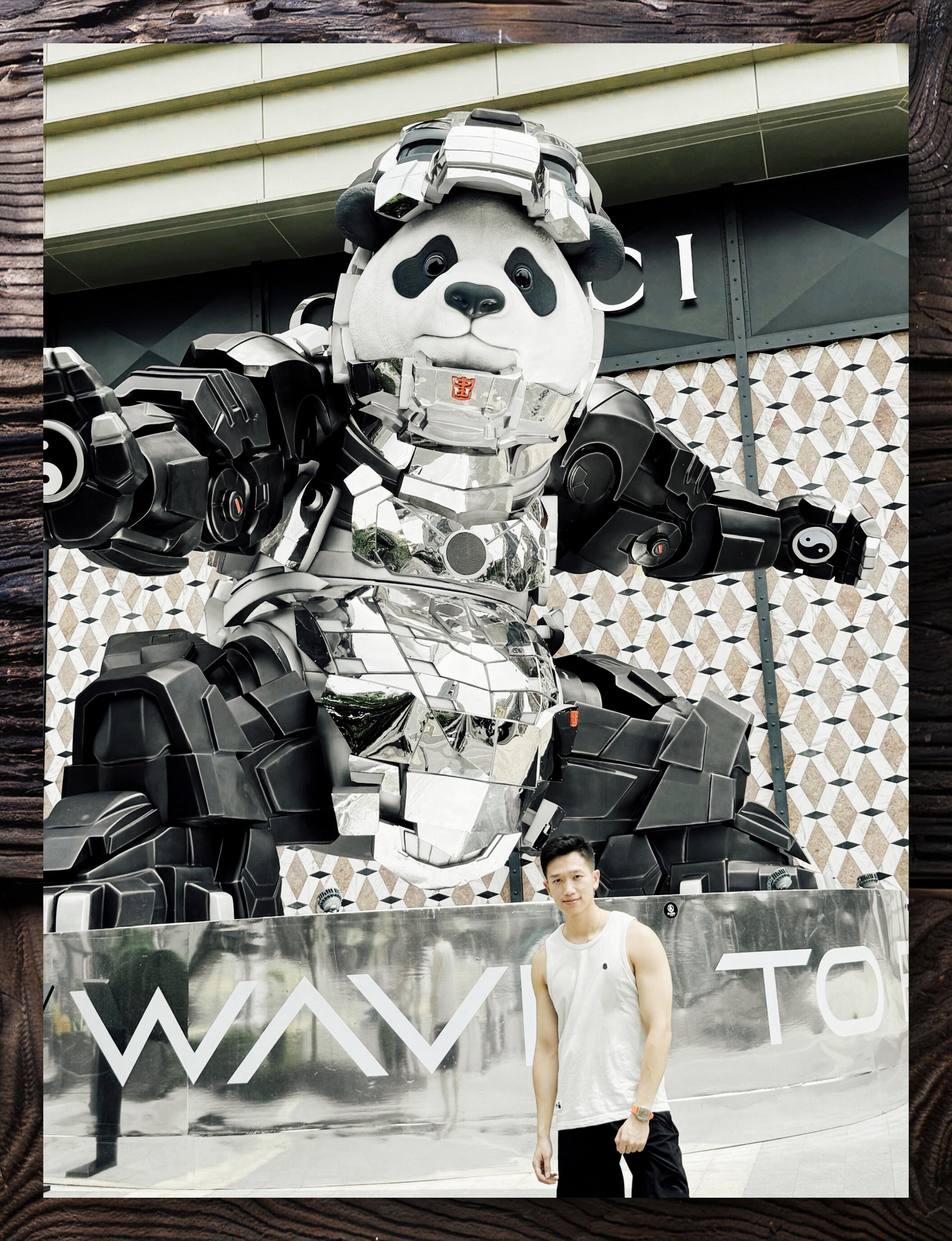 机械熊猫战士登场