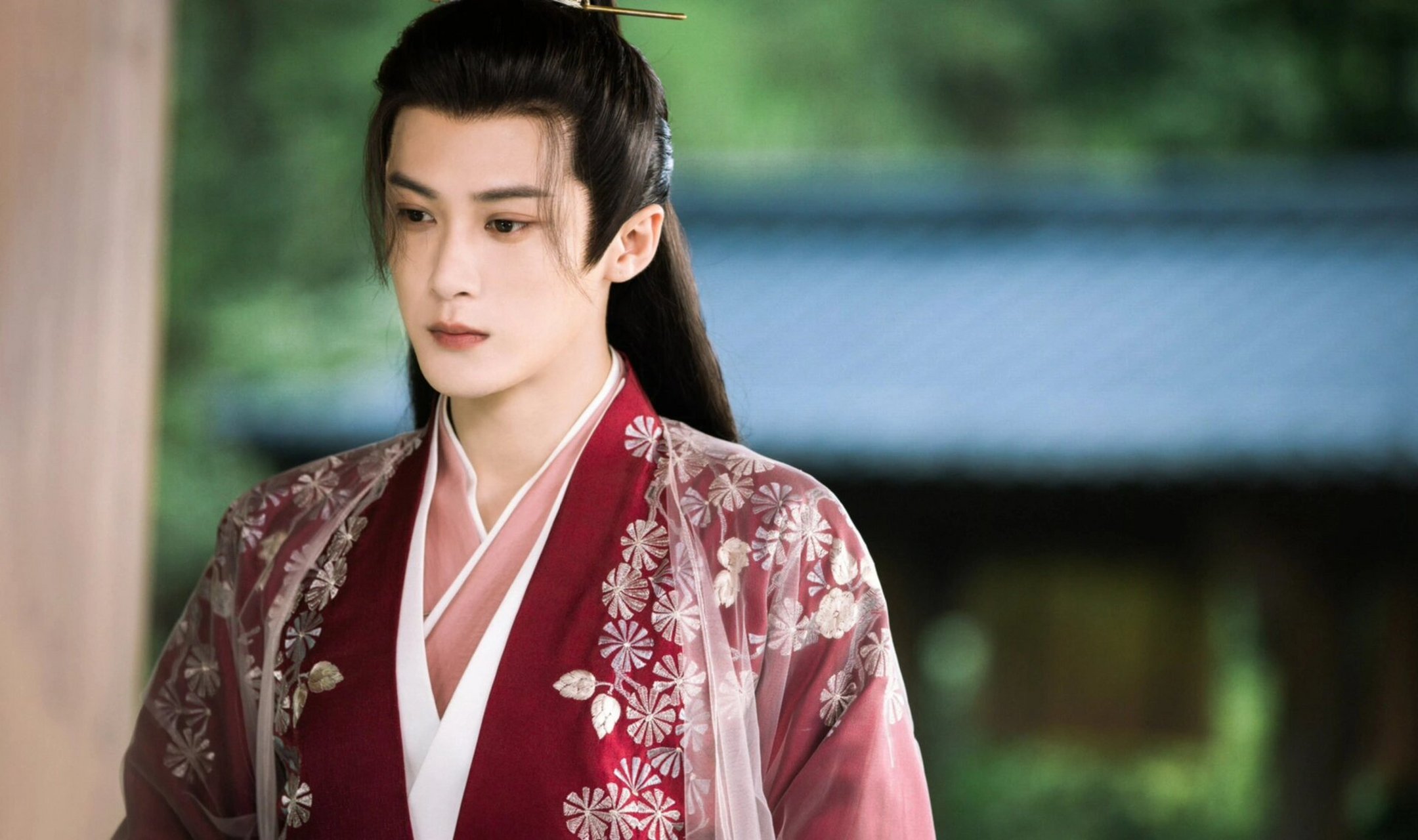 相柳壁纸第三弹今天是不羁红衣狗狗邶汪汪!