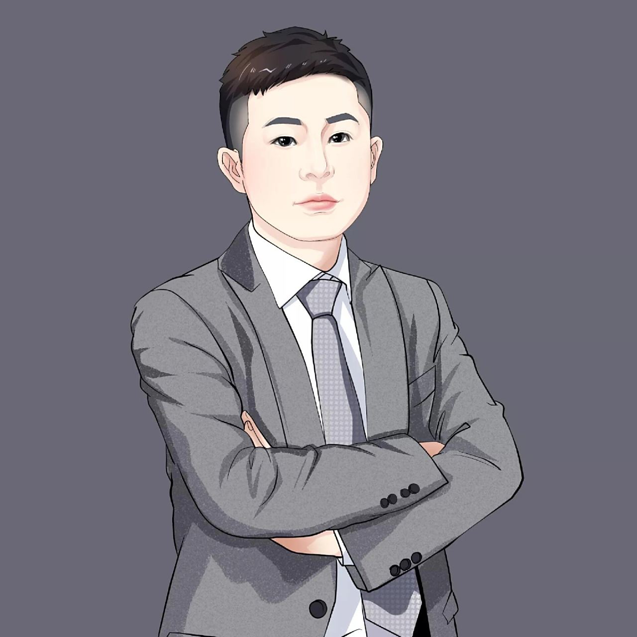 男士职业漫画头像,成熟稳重型 男士职业风格系列一直以来都是深受人们