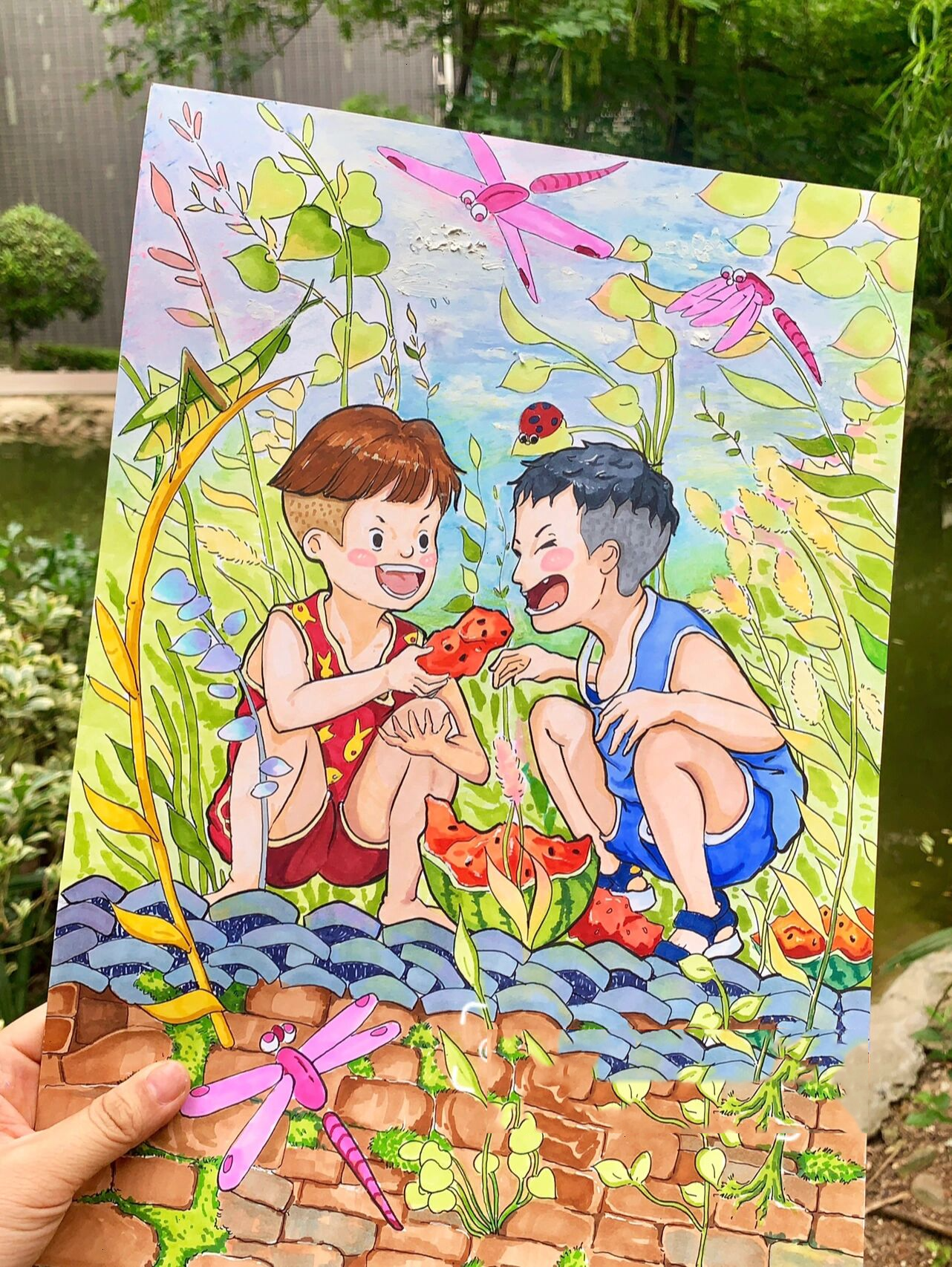 马克笔|插画·童年|手绘