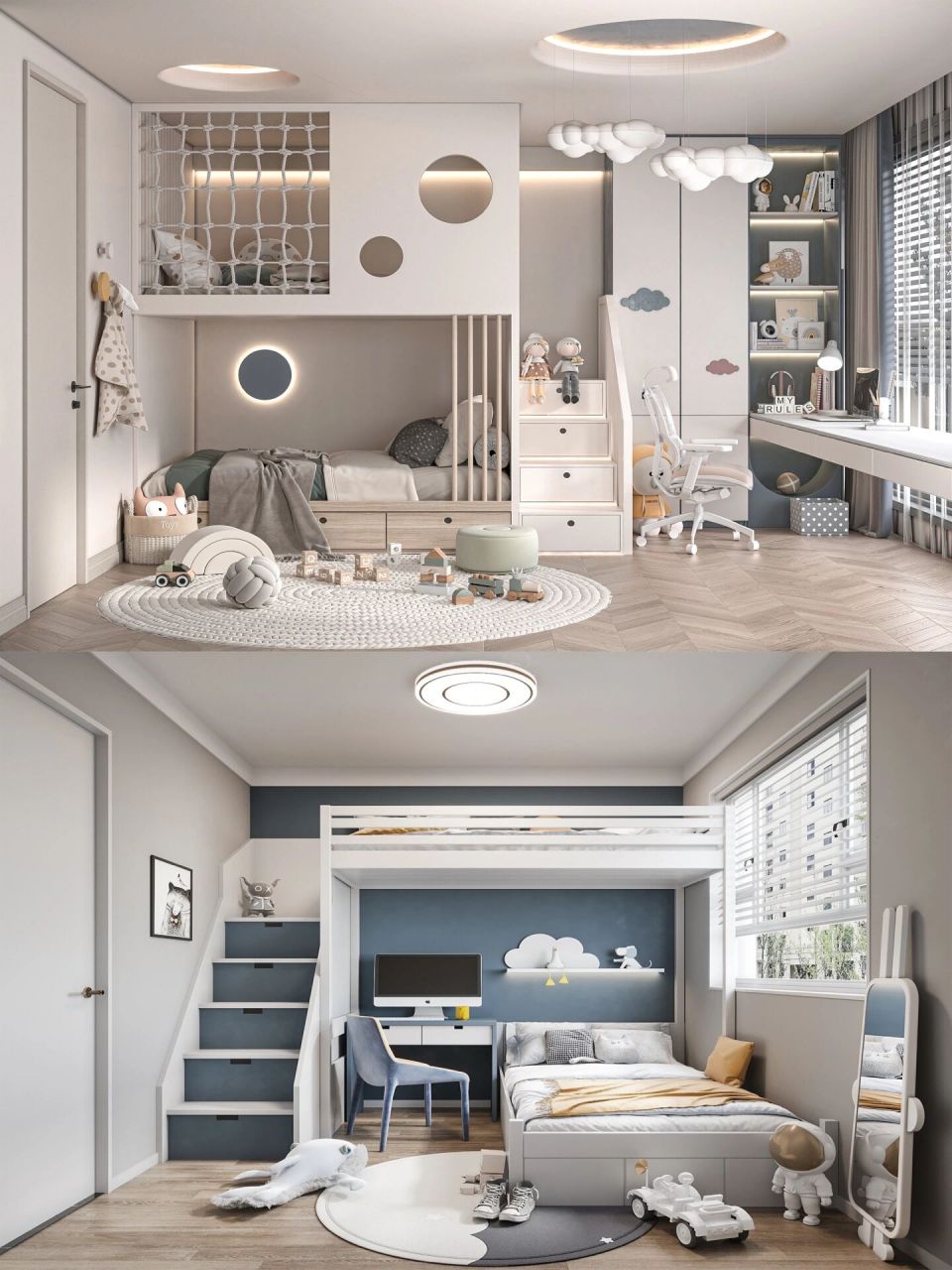 86615款9平米的卧室,二胎房9177上下床,9999 高低床,滑