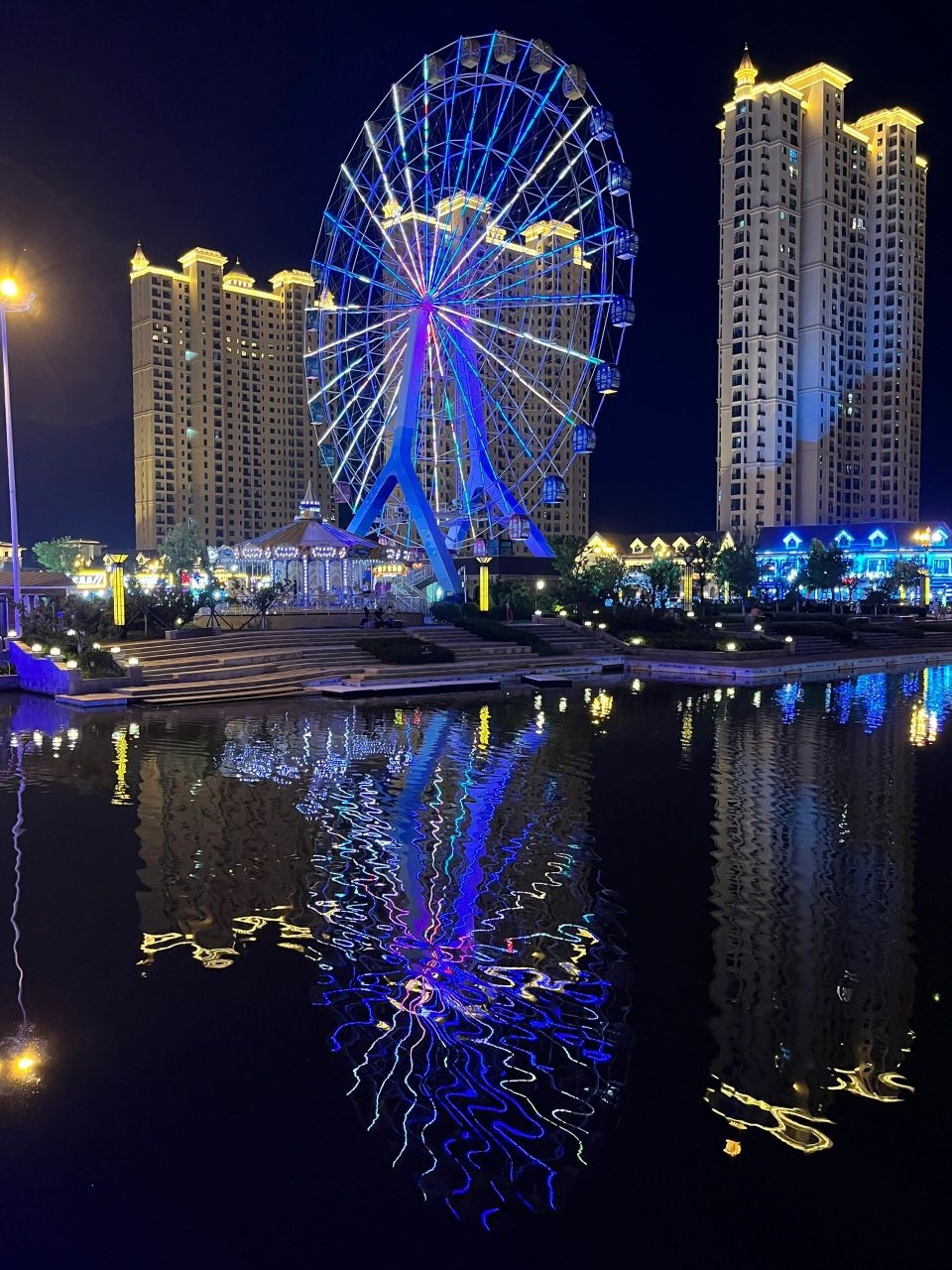 威海那香海夜景图片