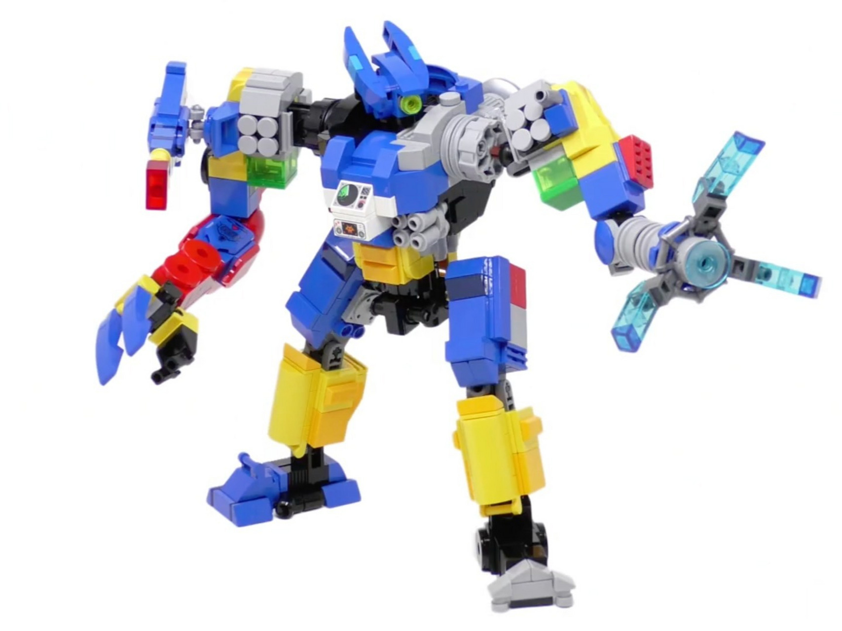 乐高独眼巨人机甲moc拼搭教程