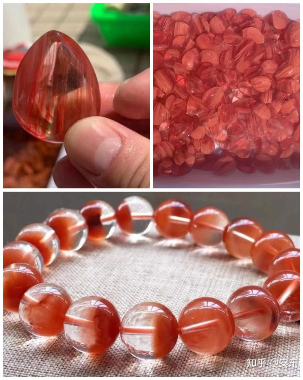 染色处理:水晶要想染色比较难,就像一块玻璃,你是无法进行染色的 