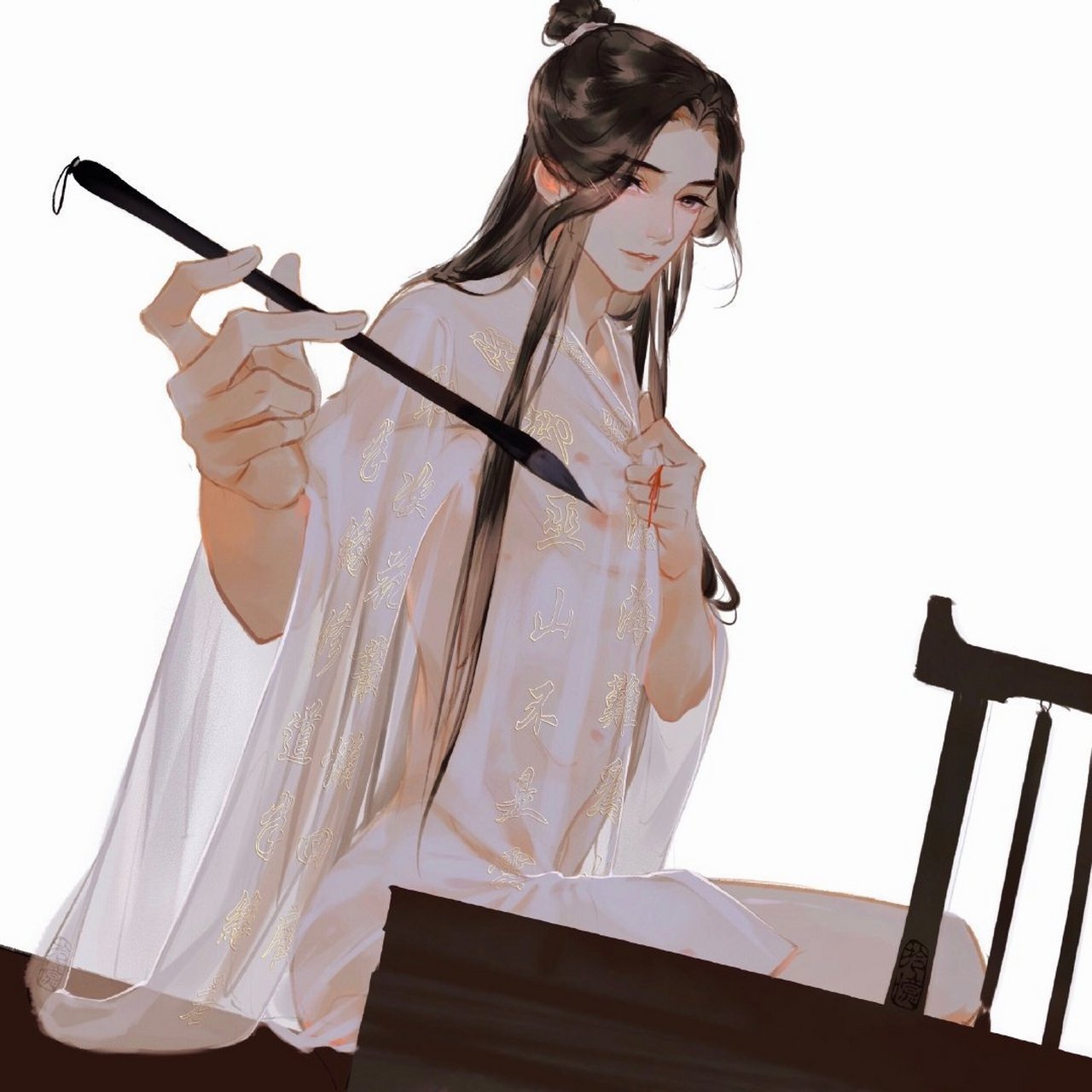 天官赐福##漫画#  好妩媚谢怜 画师:拾忆eleven