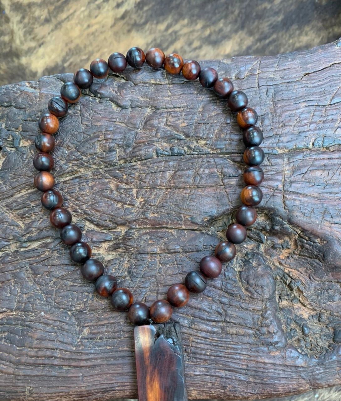 天然雷击枣木手串,目前只有这一串!