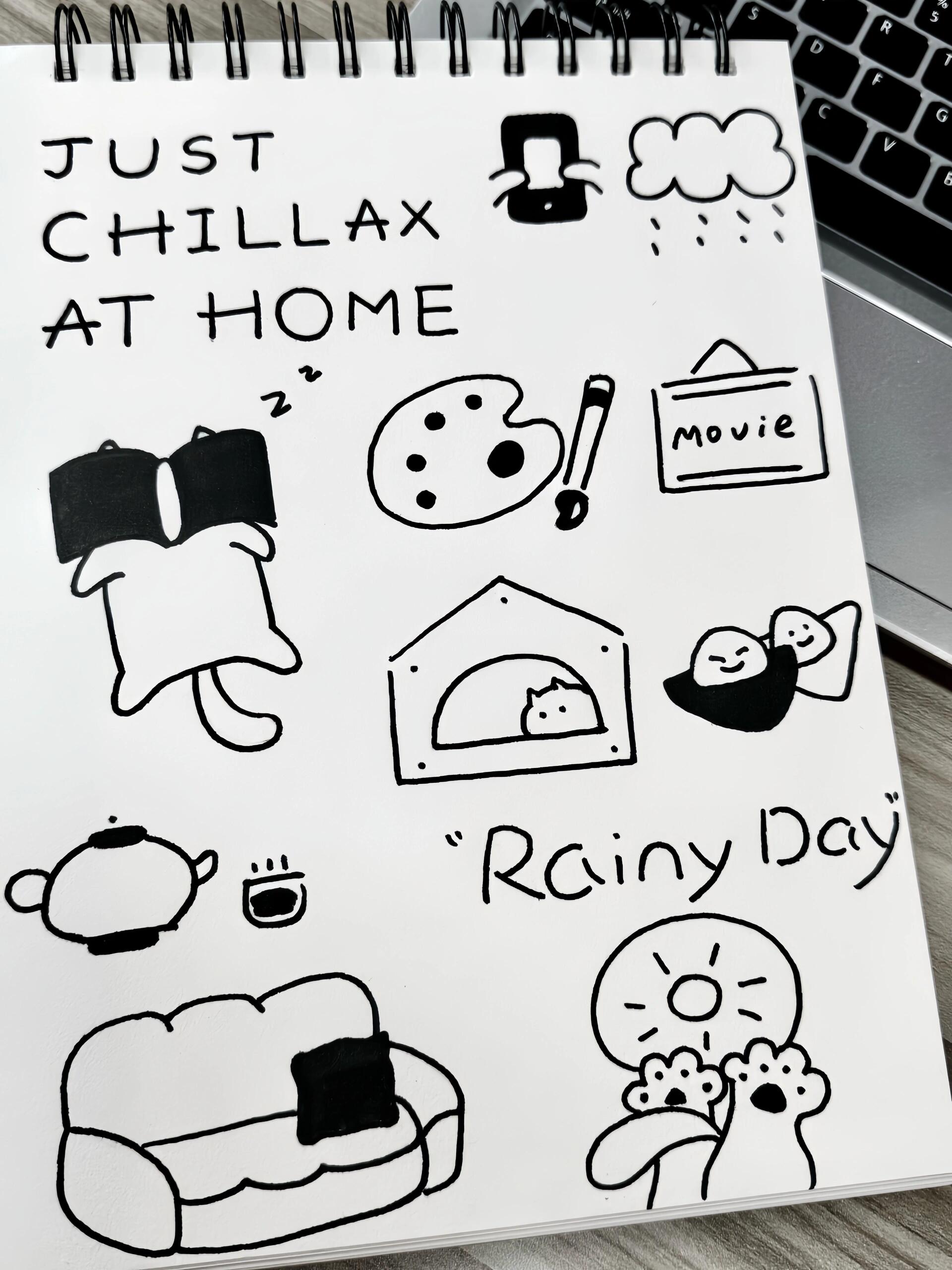 手绘| 每日一画ins可爱简笔画