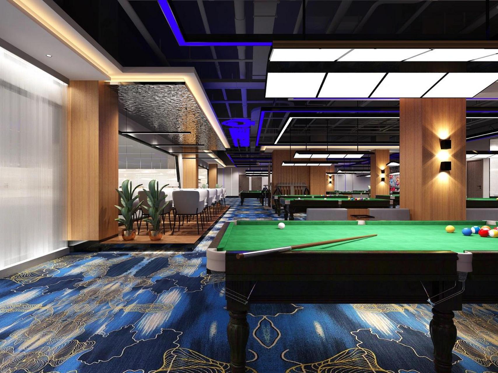 新式工业风台球厅设计——摈弃脏乱差!