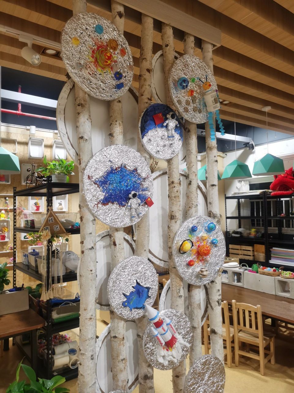 动手做一个宇宙吧 太阳系,宇宙环创墙