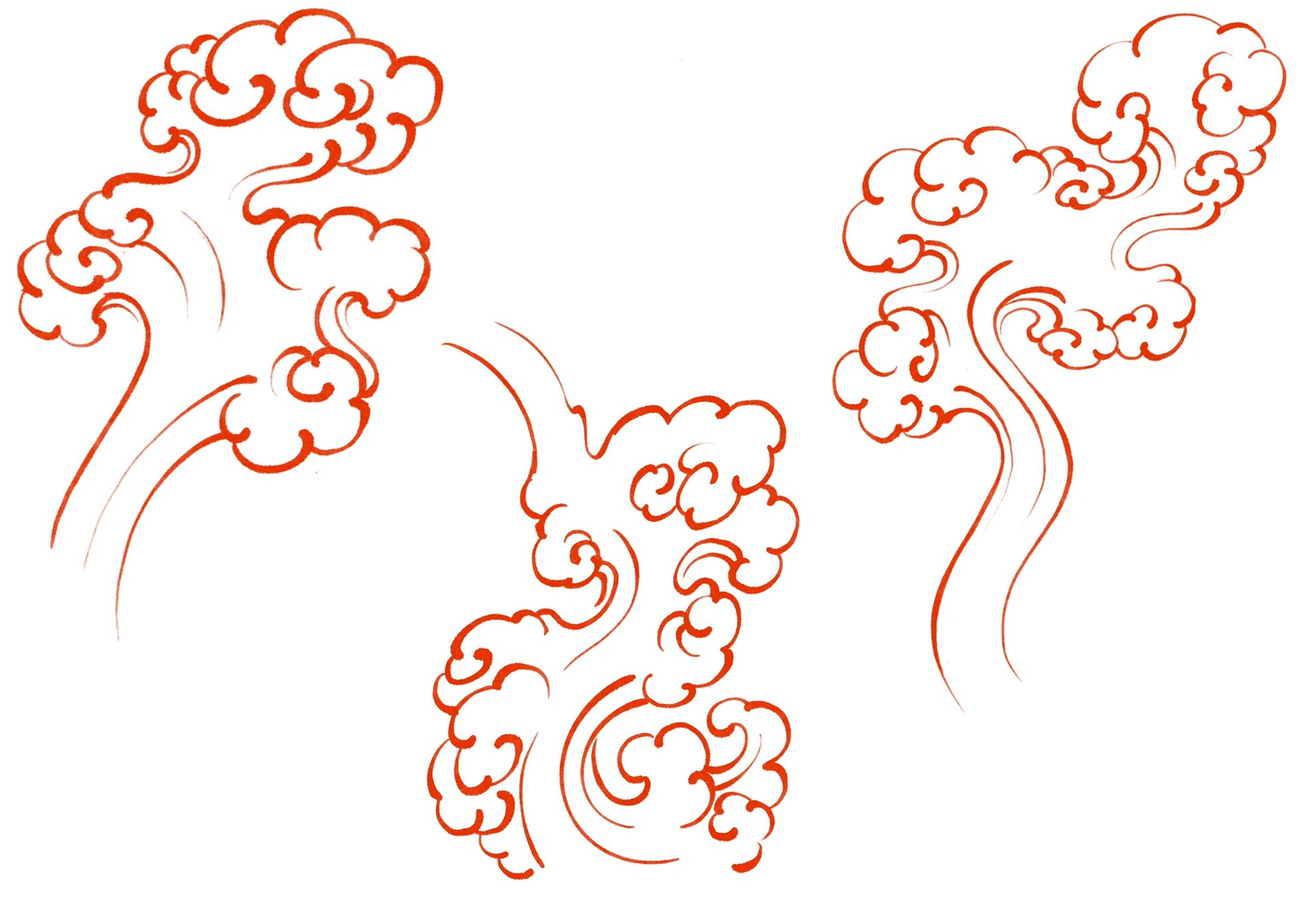 传统绘画——"云"怎么画