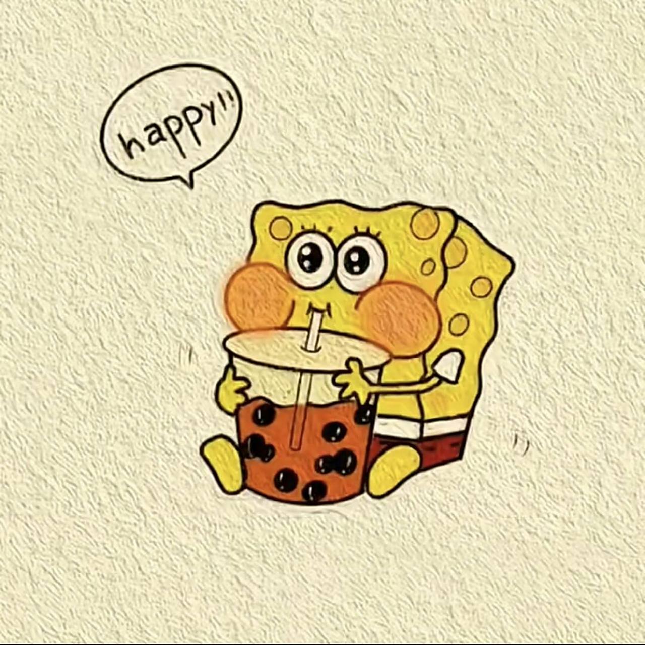 海绵宝宝和派大星的卡通情头来喽91     的可爱头像