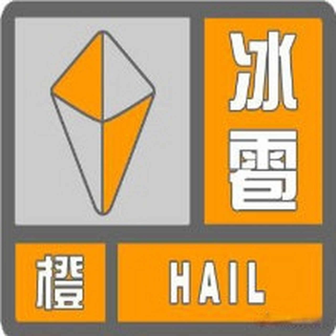 江西省气象台2023年04月13日16时57分发布冰雹橙色预警信号:预计未来2