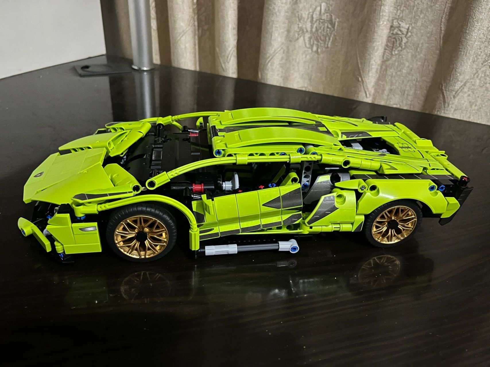 兰博基尼乐高 8715左滑帮我拼好 第一次挑战拼汽车类型,历时六天