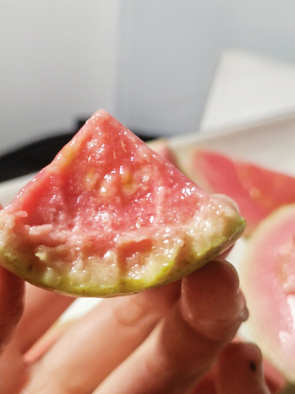 为什么这么好吃的东西要叫"臭果"啊? 啊啊啊啊啊啊红心芭乐好好吃啊!