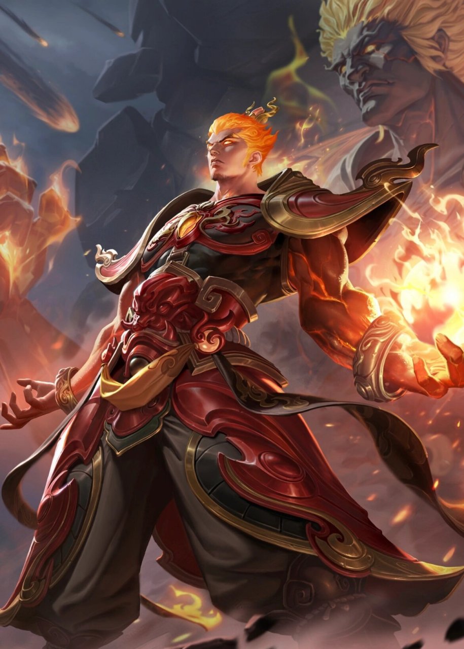 王者荣耀|司空震-地狱燃心 高清海报 猴哥同款