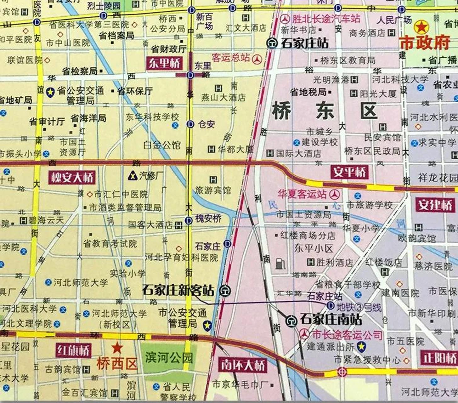 石家庄车站地图图片