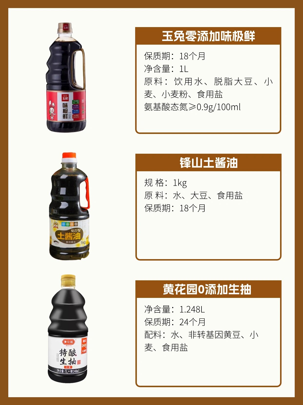 六月鲜酱油配料表图片