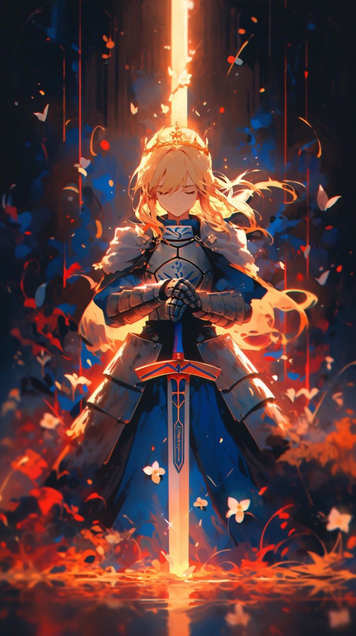 midjourney&阿尔托莉雅&高清手机壁纸