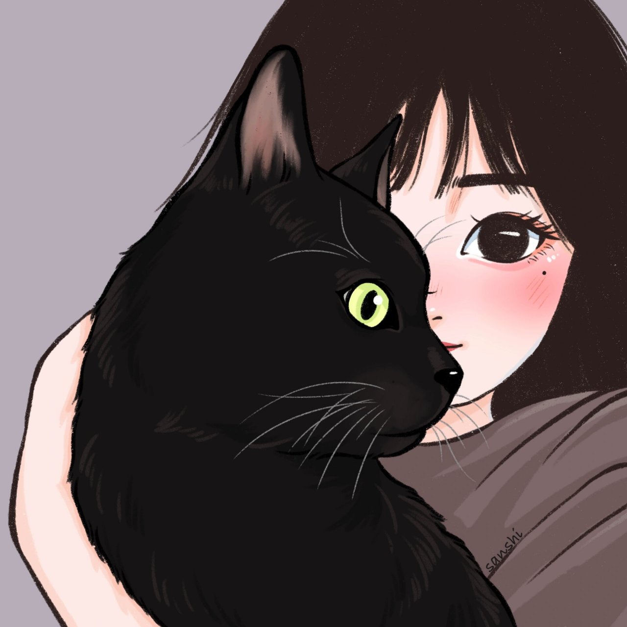 女生头像|传说黑猫辟邪招财9269 玄猫即招财喵喵926989