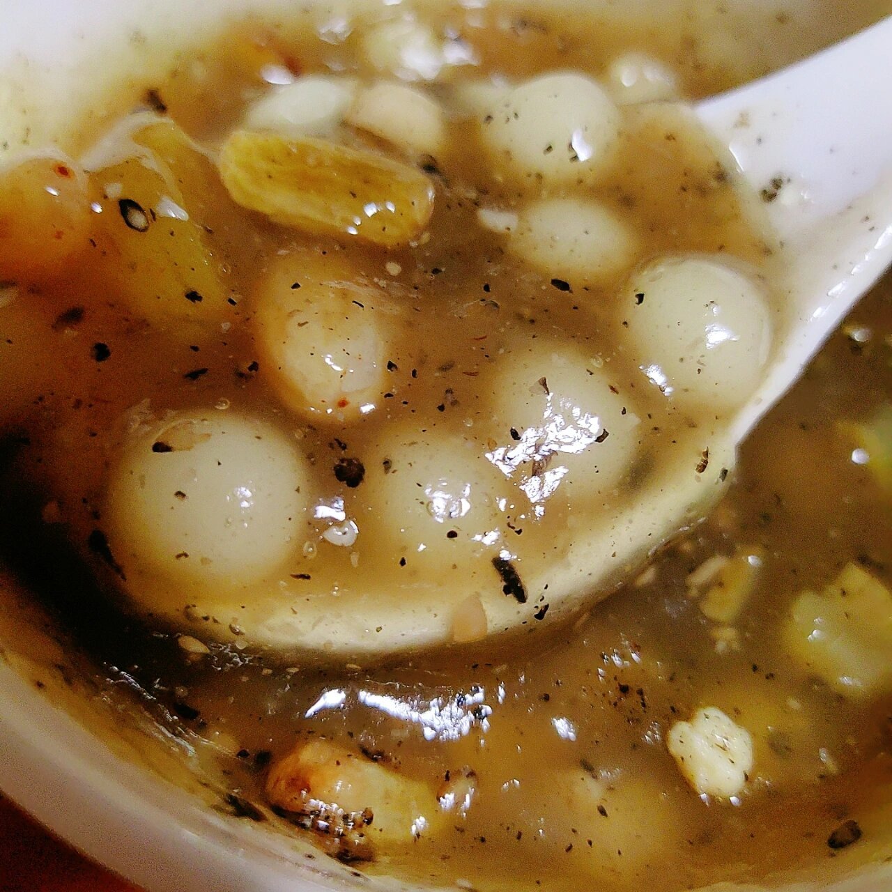 浙江台州元宵节吃的美食——三粉糊   酸甜可口的自制三粉糊,一碗下肚