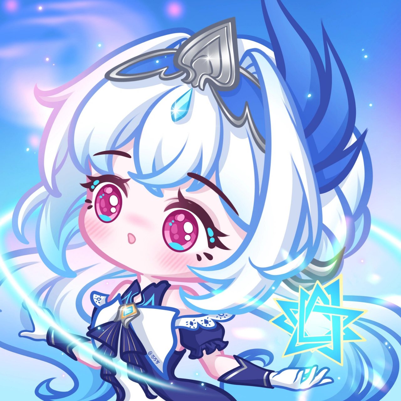 王者荣耀 大乔 时之奇旅 头像 摸了大乔新皮肤,特效真的不错 07二改