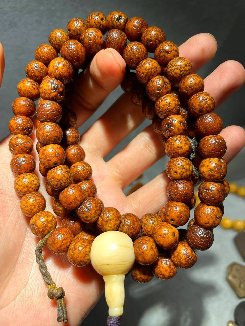 顶级玉化星月菩提 星月菩提