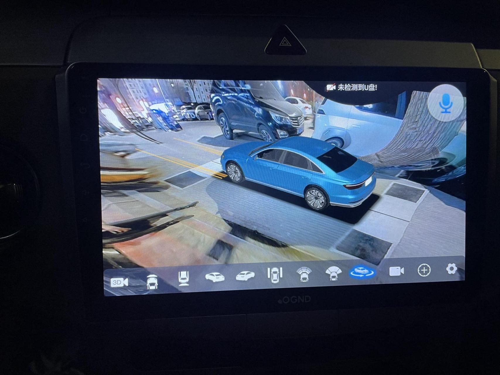 大众迈腾安装科骏达360全景一体机360全景影像