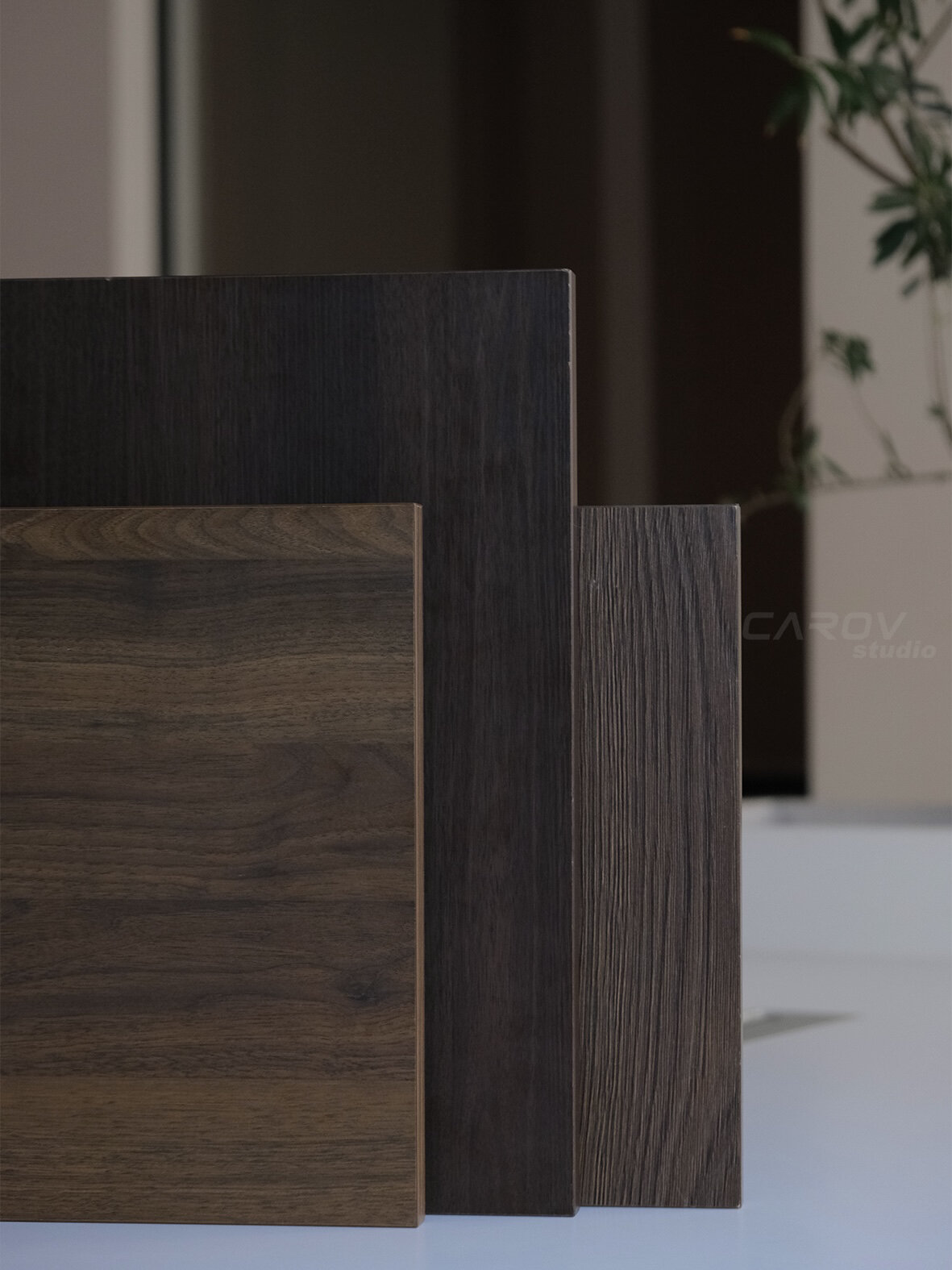 「色板推荐」胡桃木与纯白的三种搭配01