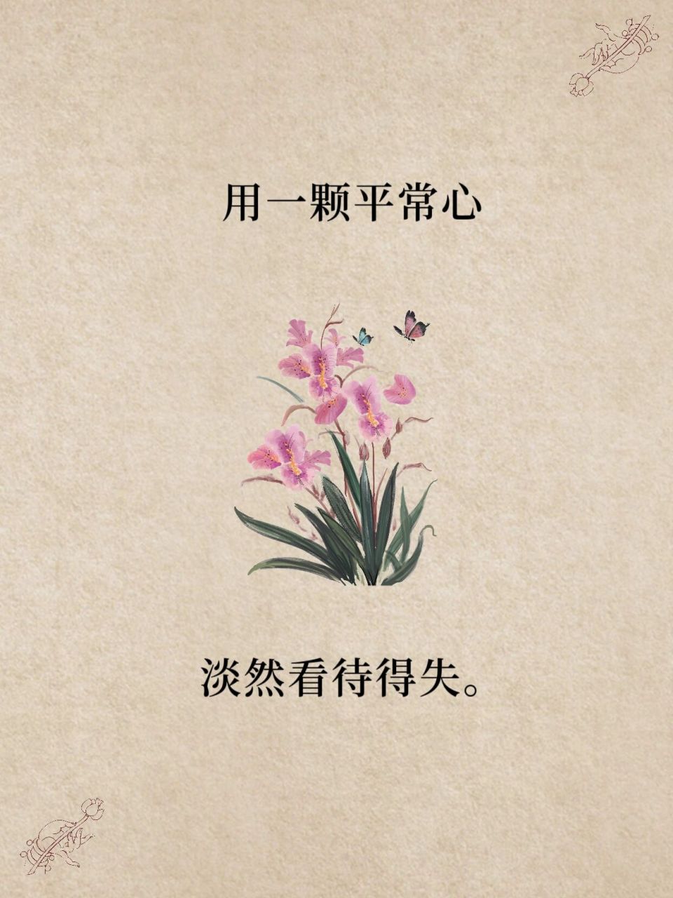 用一颗平常心,淡然看待得失 #禅悟人生