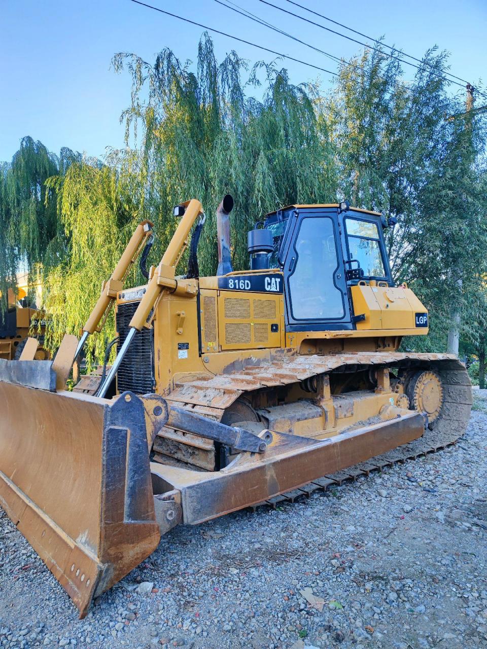 20年卡特山工816d超湿地静液压推土机!性能完美,价格不高