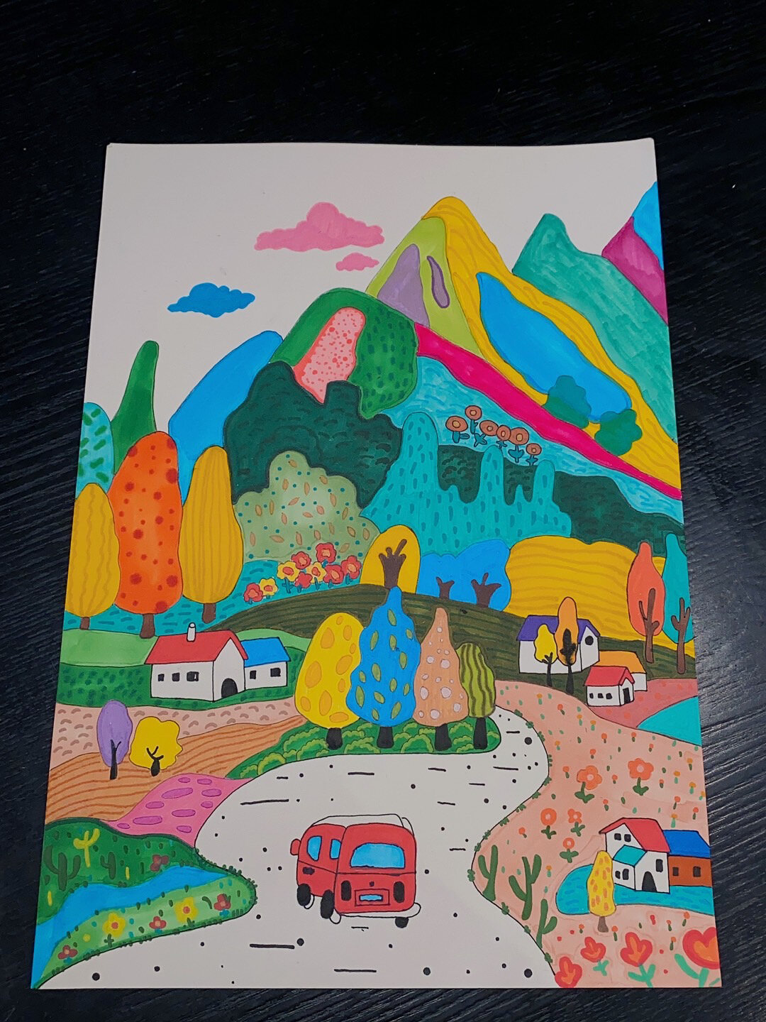 我爱大自然绘画