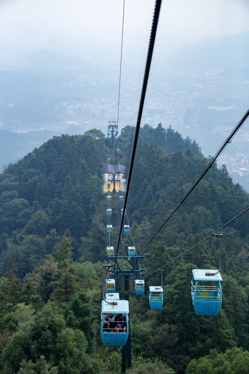 庐山秀峰风景区索道图片