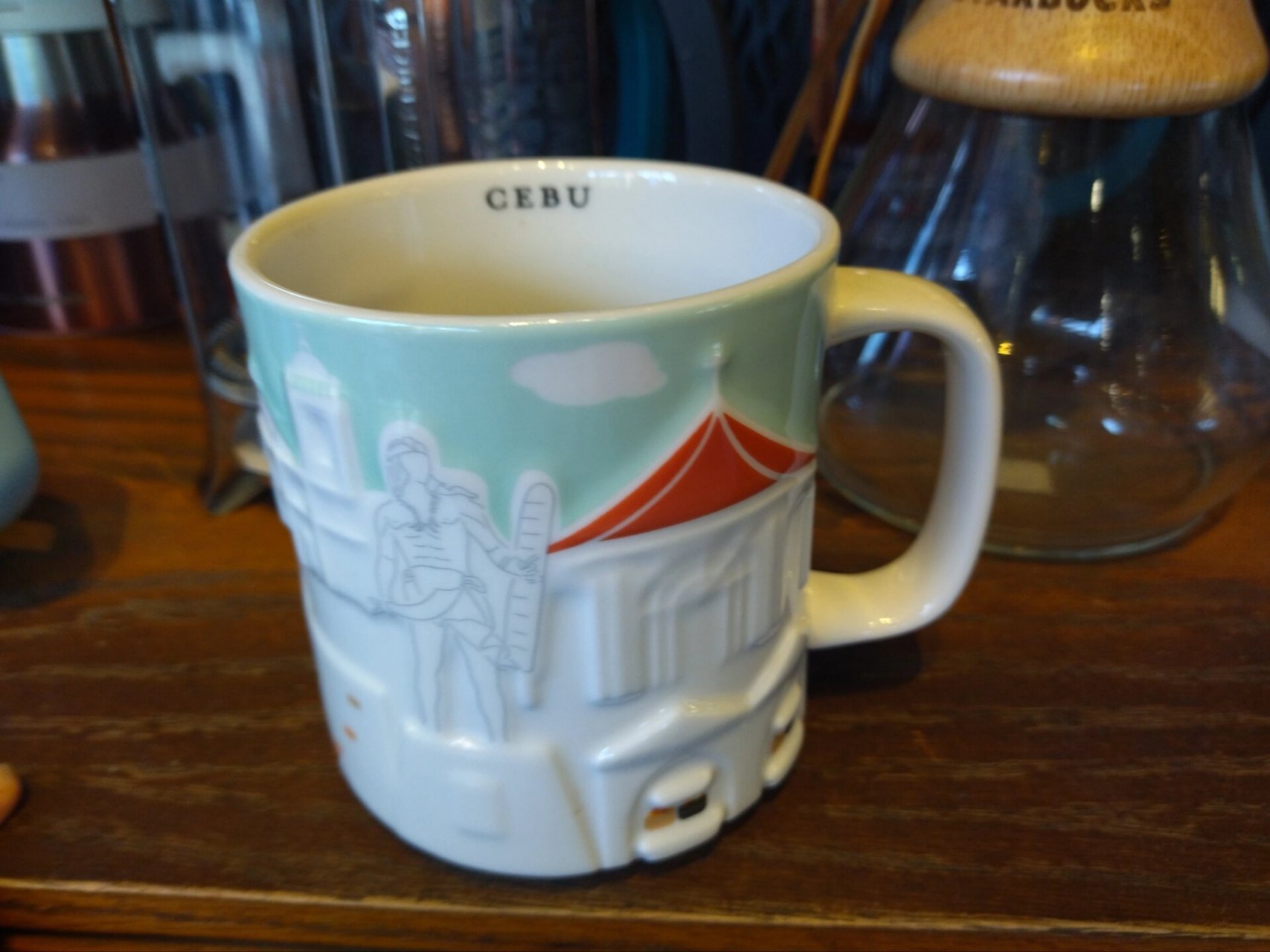 宿务星巴克杯子太好看了 菲律宾宿务星巴克城市浮雕杯限定版简直是太