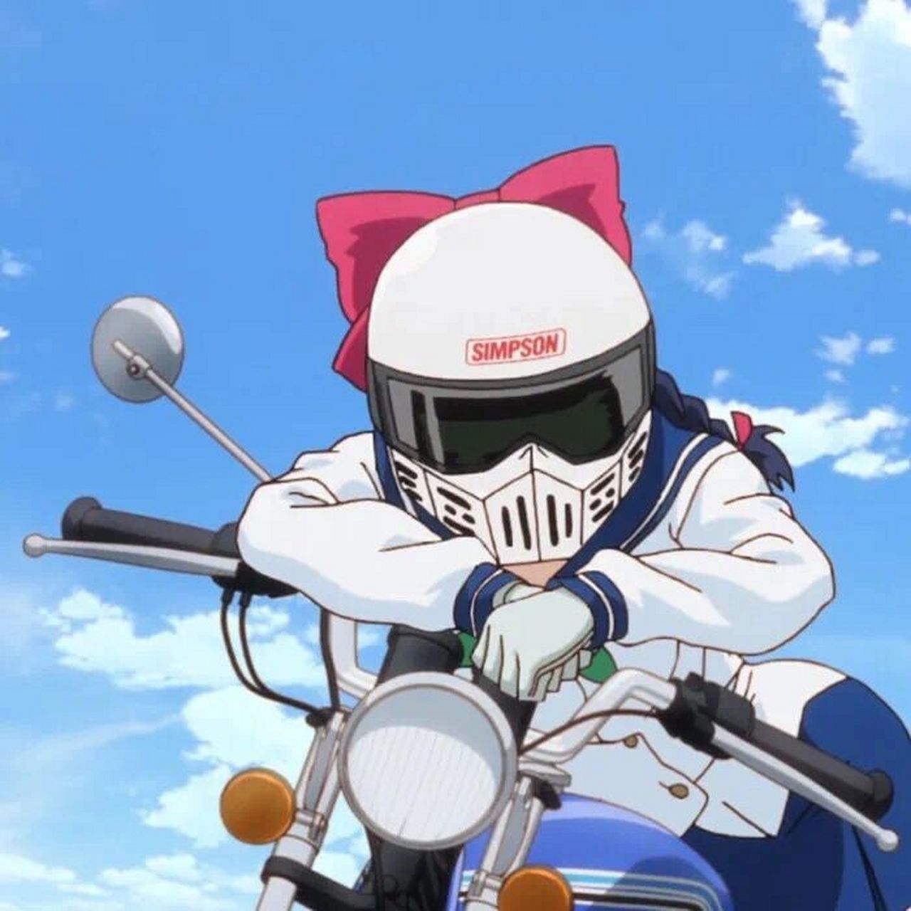 机车头像|卡通动漫头像 今日份机车头像～～女生专属 爆音少女来梦