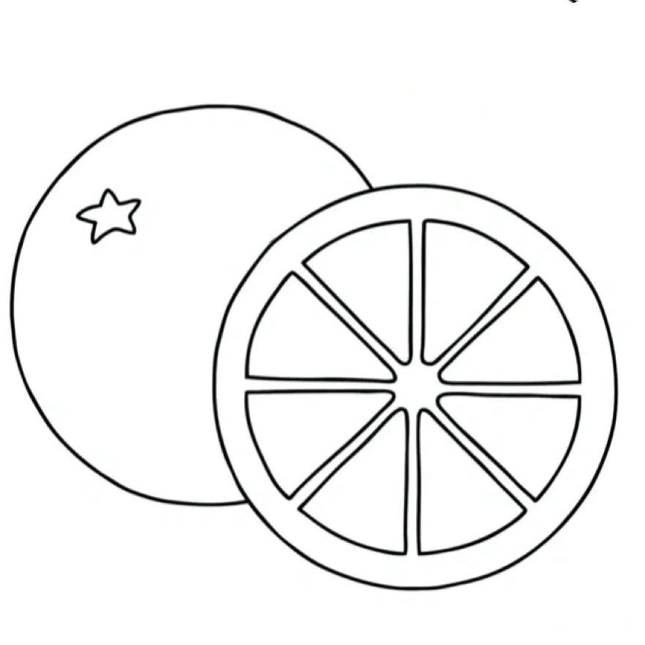 幼儿园艺术～各种水果涂色 可直接打印