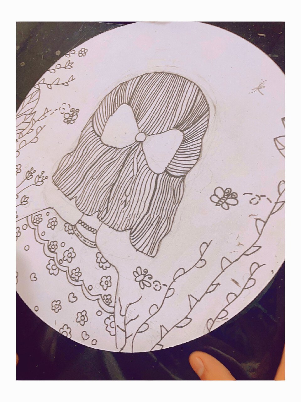 妈妈的背影/三八节主题画