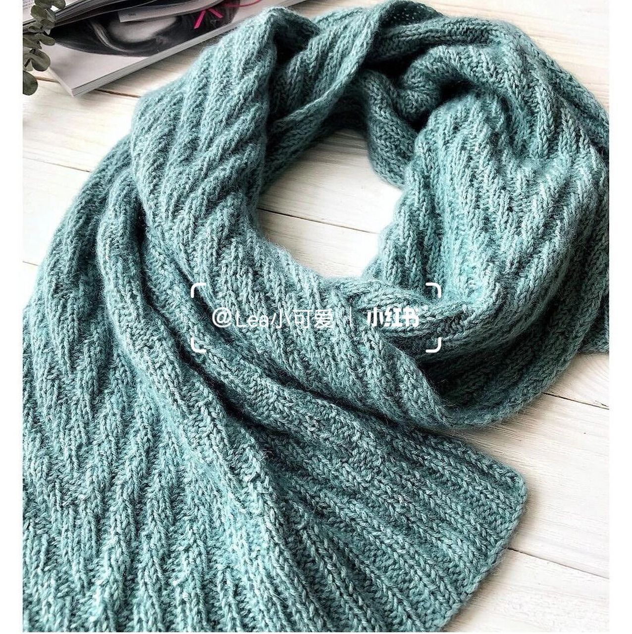 棒针编织# #玩毛线的姐姐# #羊绒围巾# #每日穿搭