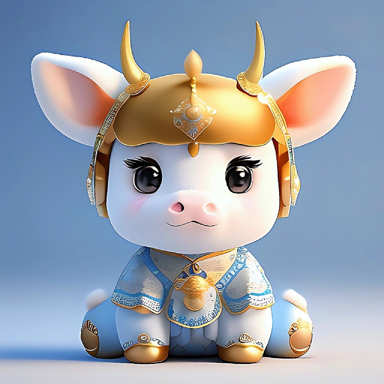 可爱俏皮的小牛宝宝头像!