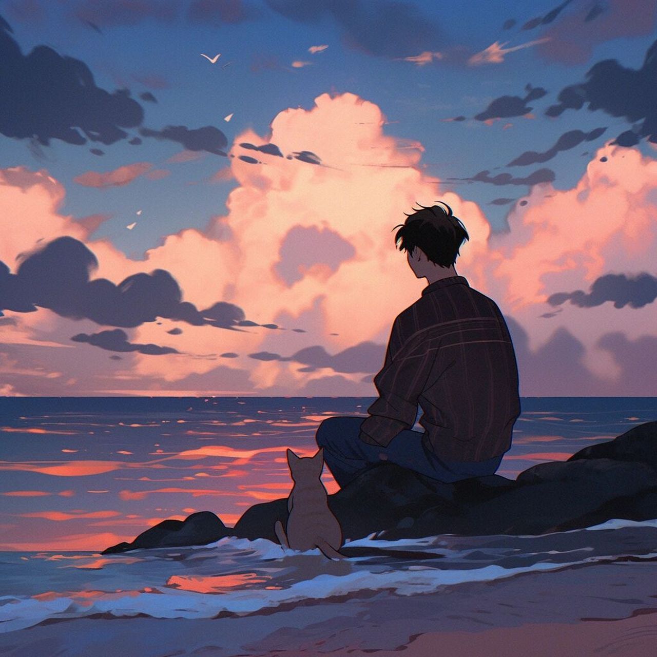 温柔晚风  61  氛围感男生头像7815