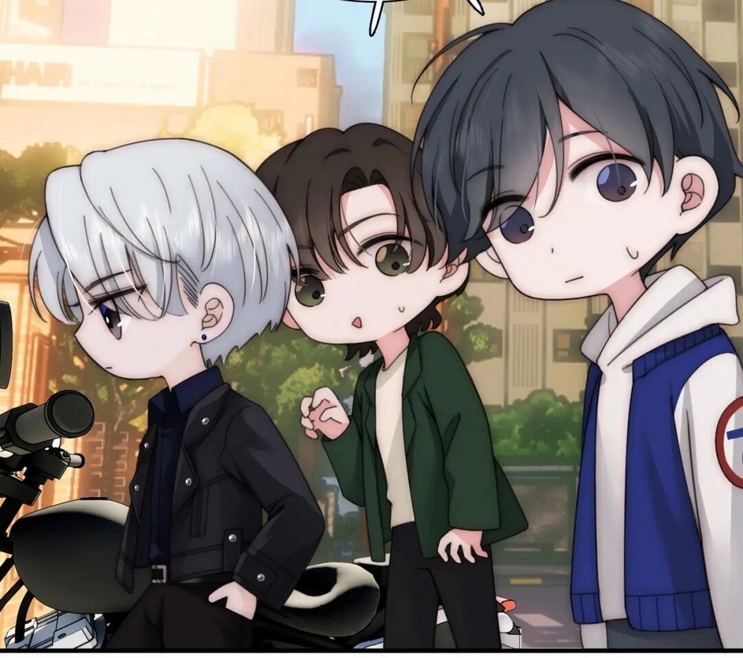 偏偏宠爱:q版江忍和孟听,好可爱786178